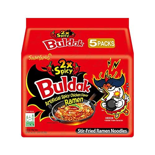 Ramen Samyang Buldak 2X Picante de Pollo (Paquete de 5)