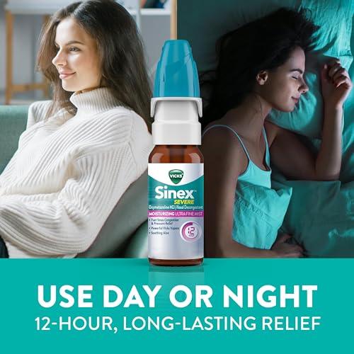 Vicks Sinex Severo Spray Nasal Descongestionante con Aloe