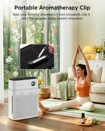 Purificador de Aire KOIOS H13 True HEPA para Hogar y Recámaras de 2500 sq ft