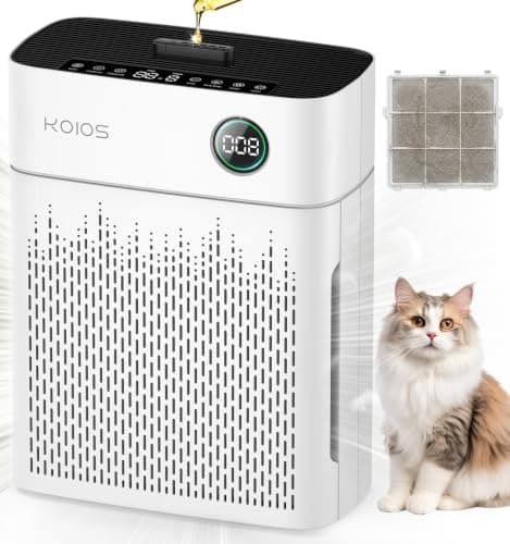 Purificador de Aire KOIOS H13 True HEPA para Hogar y Recámaras de 2500 sq ft