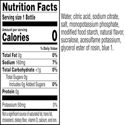 Gatorade Zero Azúcar Glacier Freeze, Paquete de 12 Botellas de 355ml con Electrolitos