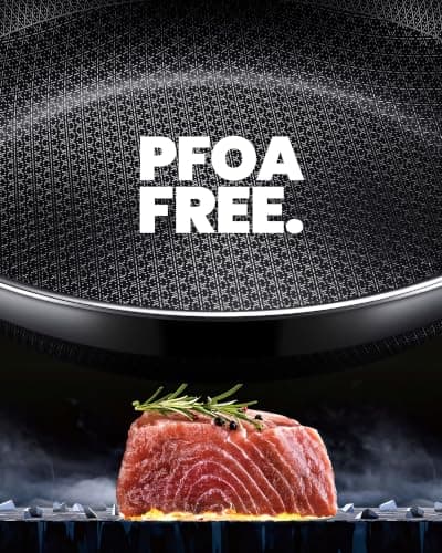 Yonida Non Stick Frying Pans, 12 inch Hybrid Pans with Lid