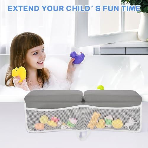 JOY ANAN Baby Bath Kneeler and Elbow Rest Pad Set, Bathtub Kneeling Pad, Baby Accessories for Bath, Relieve Your Knees and Elbows