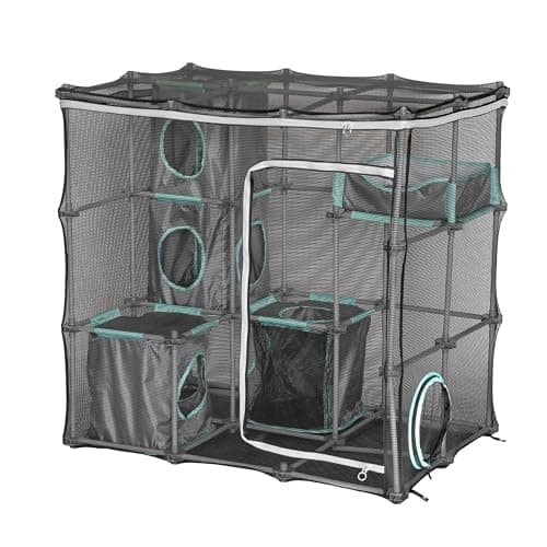 Mega Kit de Juego Catio Kitty City para Gatos - Uso Exterior e Interior
