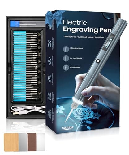 Pluma Grabadora Vanlgs Pro para Metal, Madera, Vidrio y Plástico
