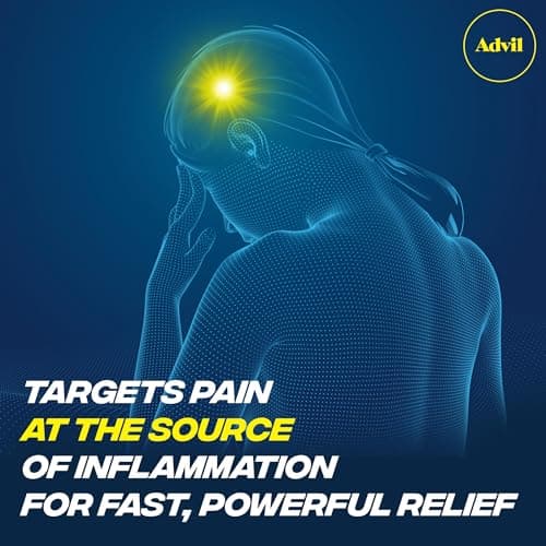 Advil Tablets, Ibuprofen 200mg, Pain Relief, 24 Count