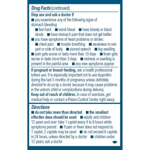Advil Tablets, Ibuprofen 200mg, Pain Relief, 24 Count