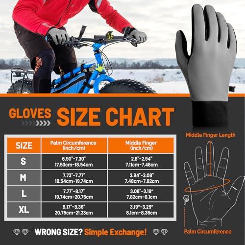 Guantes de Invierno GXCROR Térmicos 3M: Táctiles y Antideslizantes para Exteriores