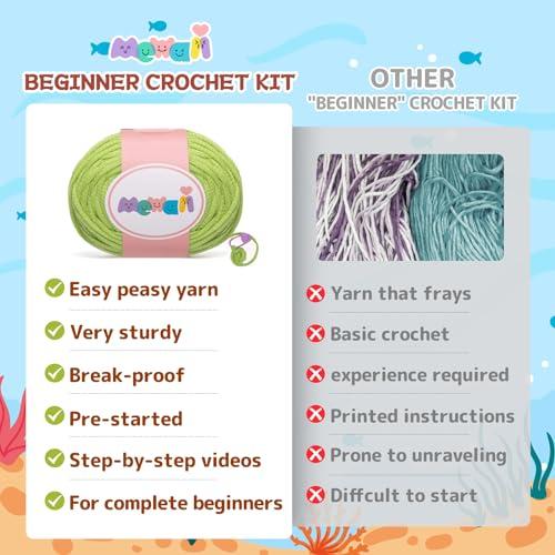 Kit de Crochet Mewaii para Principiantes: Animales y Video Tutorial