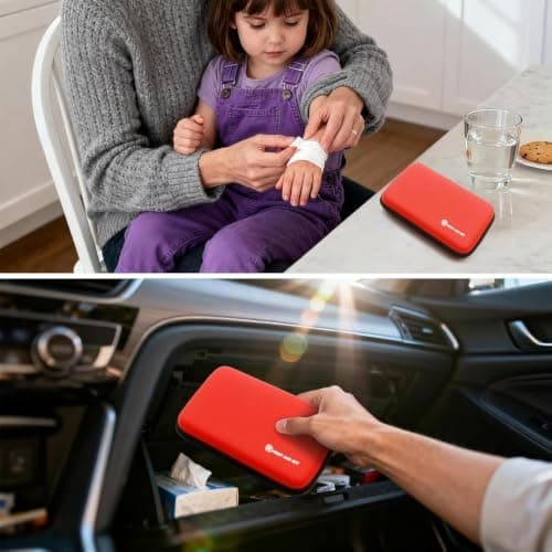 First Aid Kit Mini Small Waterproof Portable Compact Home Car Travel Hiking