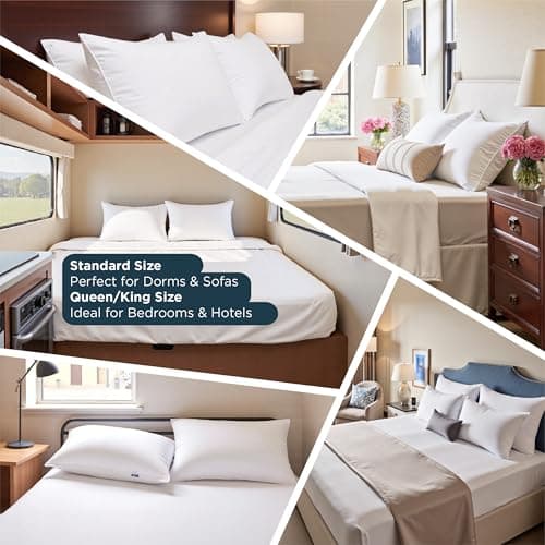 Juego de 2 Almohadas Bedsure Queen para un Descanso Superior