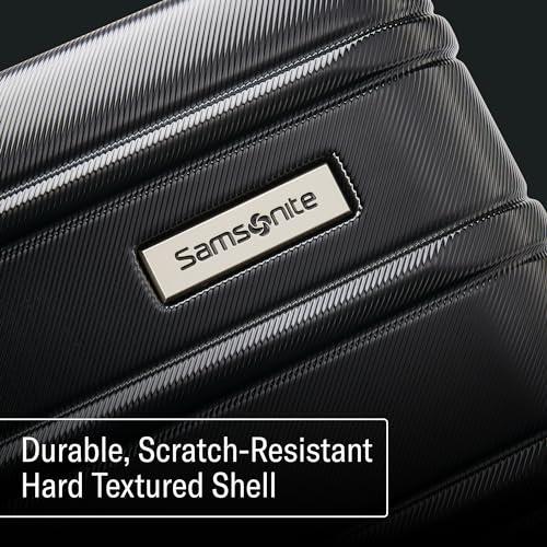 Set de 3 Maletas Rígidas Samsonite Omni 2 Expandibles con Spinner (19/24/28), Plata Ártico