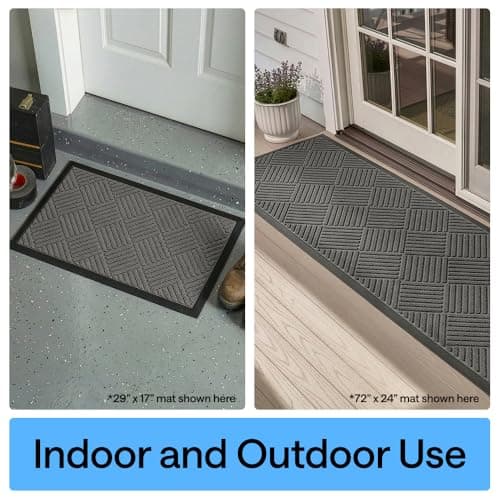 Tapete Gorilla Grip WeatherMAX, Uso Interior/Exterior, 29x17 Diamante Gris