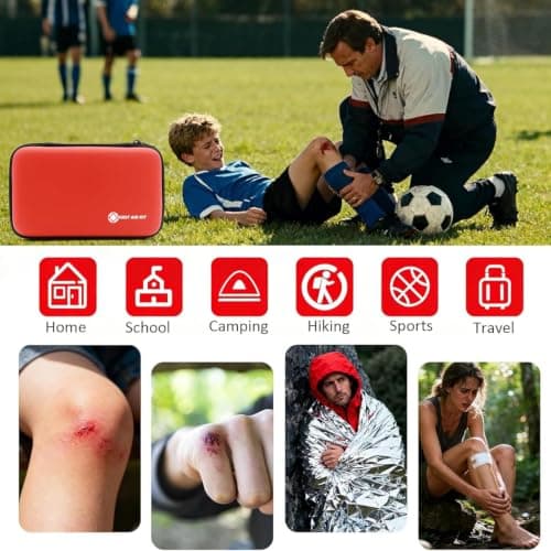 First Aid Kit Mini Small Waterproof Portable Compact Home Car Travel Hiking