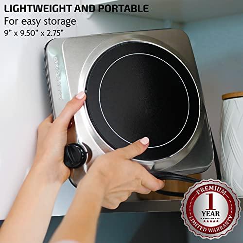 Parrilla Eléctrica Infrarroja OVENTE de 1000W para Encimera