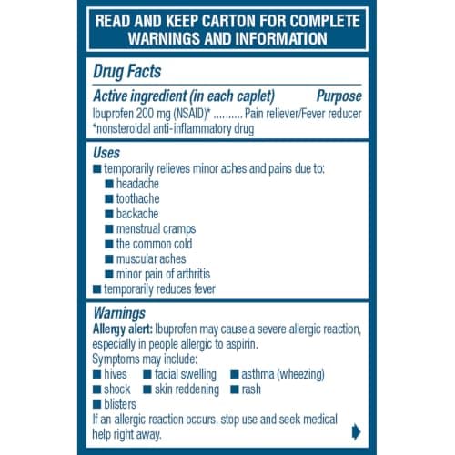 Advil Tablets, Ibuprofen 200mg, Pain Relief, 24 Count