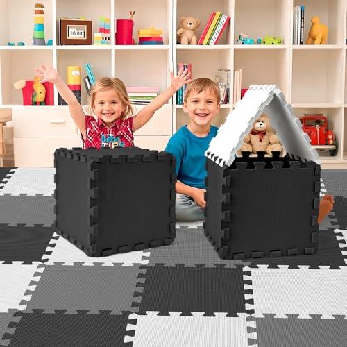 Tapete de Juego de Espuma Entrelazable para Bebés y Niños, 36 Piezas