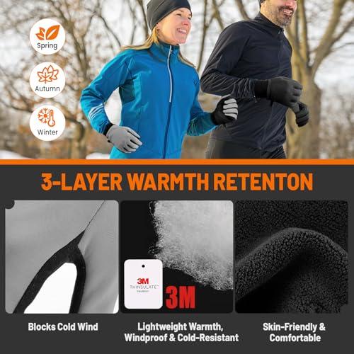 Guantes de Invierno GXCROR Térmicos 3M: Táctiles y Antideslizantes para Exteriores
