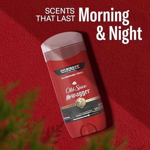 Desodorante Old Spice para Hombre, Sin Aluminio, Aroma Swagger, Paquete de 3 de 3.8 oz
