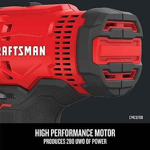 CRAFTSMAN V20 MAX Cordless Drill and Impact Driver, 2 Batteries, Charger