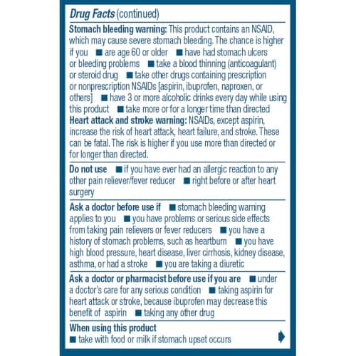 Advil Tablets, Ibuprofen 200mg, Pain Relief, 24 Count