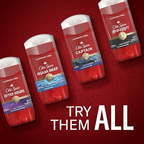 Desodorante Old Spice para Hombre, Sin Aluminio, Aroma Swagger, Paquete de 3 de 3.8 oz