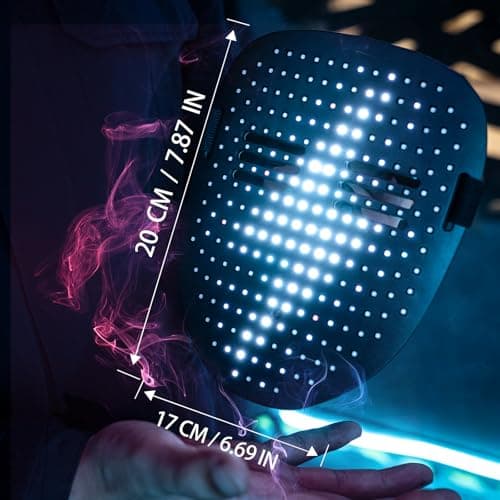 MOYACA Led Mask Light up Mask Gesture Sensing, Kids Cool Toys Men Boys Gift