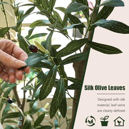 Vitalismo Olive Trees Artificial Indoor: 96% Lifelike - Looks Real Up Close