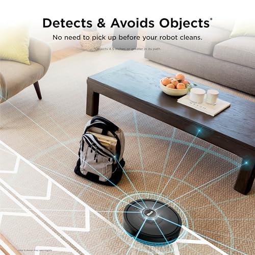 Shark AV2501S AI Ultra Robot Vacuum, with Matrix Clean, Home Mapping, 30-Day Capacity HEPA Bagless Self Empty Base, Perfect for Pet Hair, Wifi, Dark Grey