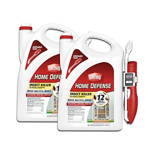 Ortho Home Defense Insect Killer for Indoor and Perimeter2 with Comfort Wand - Ready-To-Use Bug Spray, Kills Ants, Cockroaches & Spiders, 1.1 gal. (2-pack)