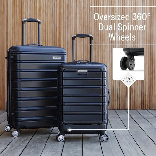 Set de 3 Maletas Rígidas Samsonite Omni 2 Expandibles con Spinner (19/24/28), Plata Ártico