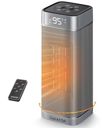 Calentador Cerámico Portátil Gaiatop 1500W con Termostato y Control Remoto