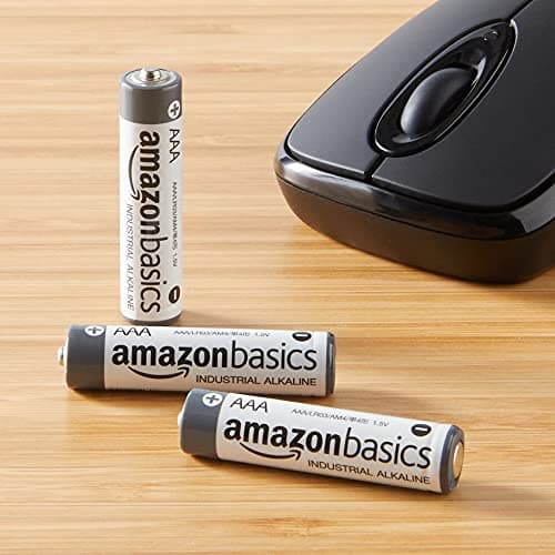 Pilas Alcalinas Industriales AAA Amazon Basics, 1050 Piezas (7 Paquetes de 150)