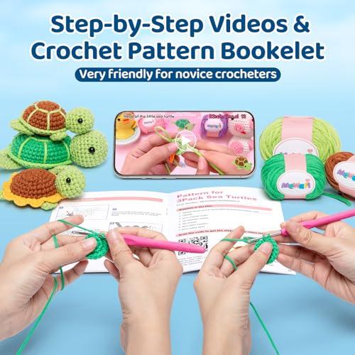 Kit de Crochet Mewaii para Principiantes: Animales y Video Tutorial