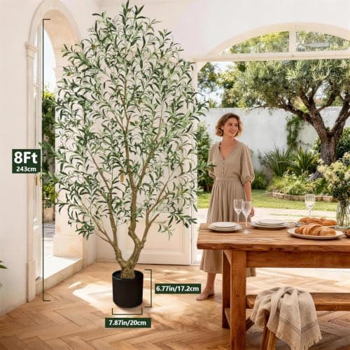 Vitalismo Olive Trees Artificial Indoor: 96% Lifelike - Looks Real Up Close