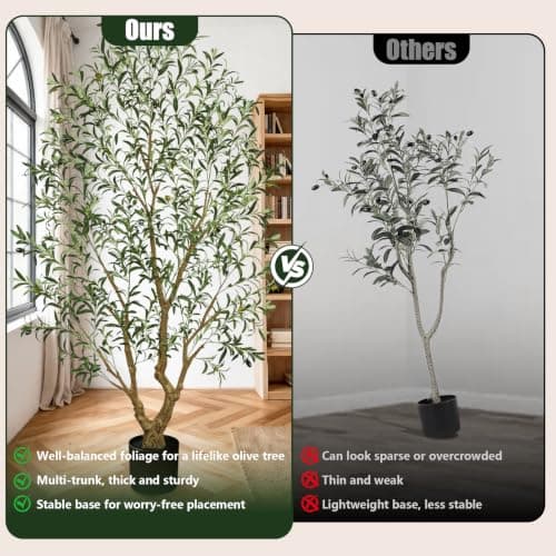Vitalismo Olive Trees Artificial Indoor: 96% Lifelike - Looks Real Up Close