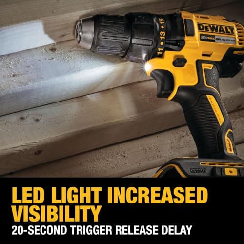 DEWALT 20V MAX Cordless Drill Driver Set with Battery, Charger (DCD777D1)