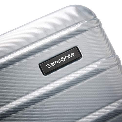 Set de 3 Maletas Rígidas Samsonite Omni 2 Expandibles con Spinner (19/24/28), Plata Ártico