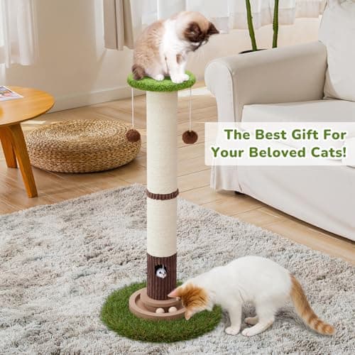 Woochpet 34" Tall Cat Scratching Posts,Heavy Duty and Thicker Cat Scratcher