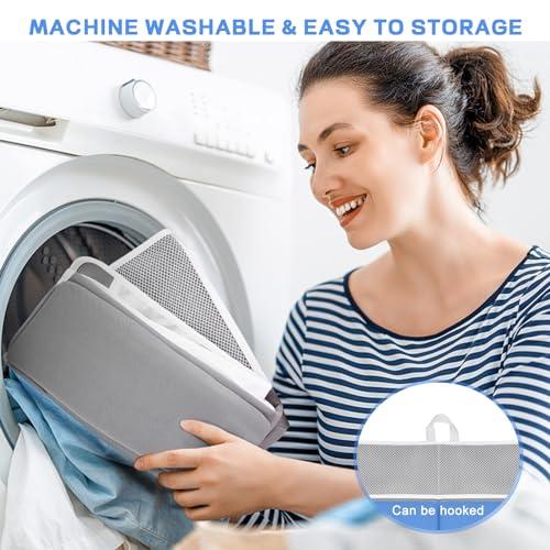 JOY ANAN Baby Bath Kneeler and Elbow Rest Pad Set, Bathtub Kneeling Pad, Baby Accessories for Bath, Relieve Your Knees and Elbows