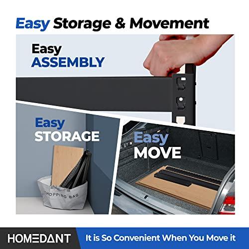 HOMEDANT Estante Metálico Reforzado 5 Niveles Ajustables, 35.9" Ancho