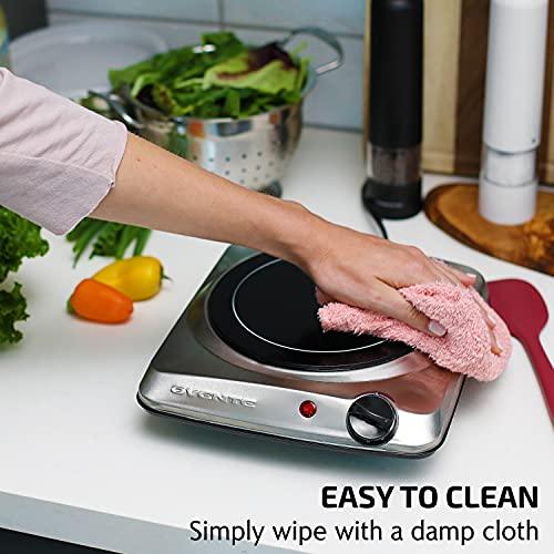 Parrilla Eléctrica Infrarroja OVENTE de 1000W para Encimera