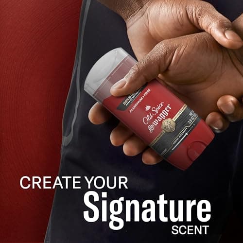 Desodorante Old Spice para Hombre, Sin Aluminio, Aroma Swagger, Paquete de 3 de 3.8 oz