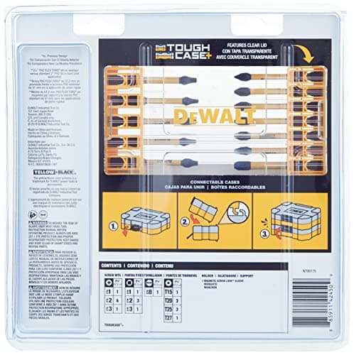 DEWALT FlexTorq Impact Driver Bit Set, 22-Piece (DWA2FTS22IR)