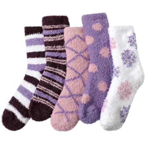 Clothirily Fuzzy Socks for Women, Fluffy Socks Womens, Cozy Slipper Sock