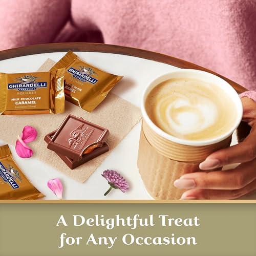 Caja de Regalo Ghirardelli SQUARES: Surtido Premium de Chocolates – 29.6 oz, Día de San Valentín