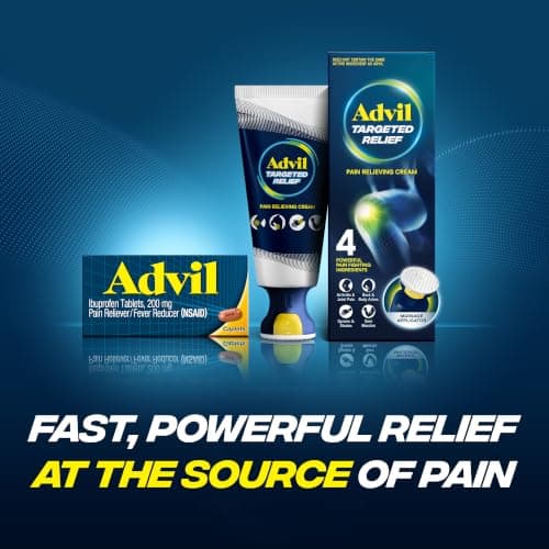 Advil Tablets, Ibuprofen 200mg, Pain Relief, 24 Count