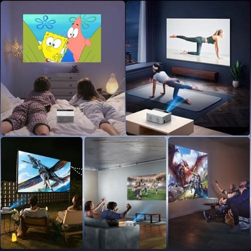 Proyector Inteligente TMY 1080P: ¡Netflix y YouTube al Instante!