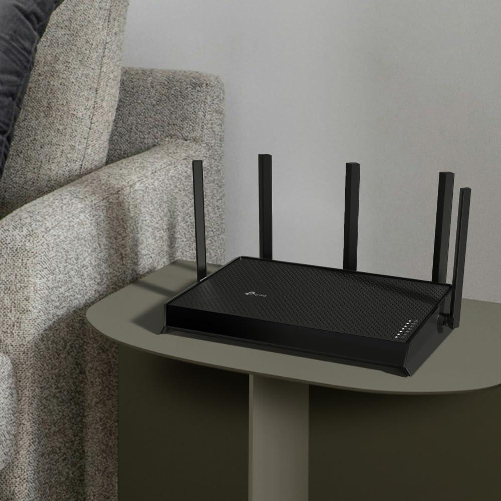 TP-Link Dual-Band BE5000 WiFi 7 Router Archer BE260 | 5-Stream 5Gbps | 1×2.5G WAN+1×2.5GLAN+3×1G Ports, USB 3.0 | 5 External Antennas | VPN Clients & Server