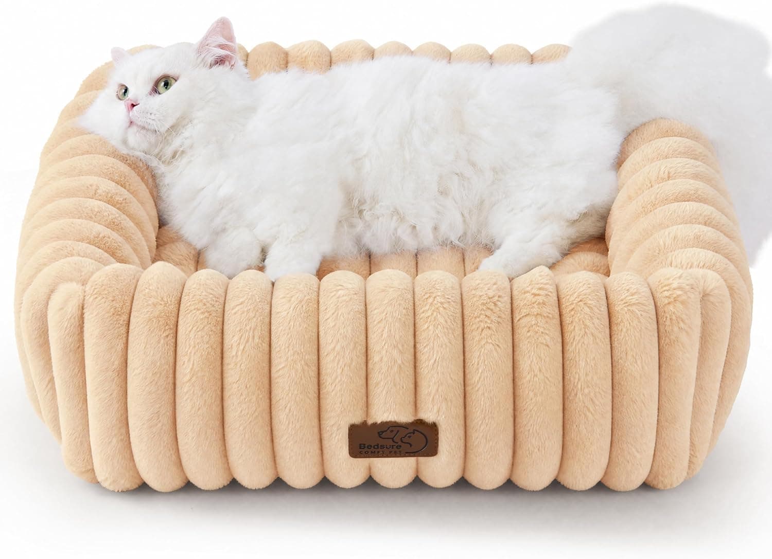Cama de piel sintética Bedsure ComfyFleece para perros y gatos